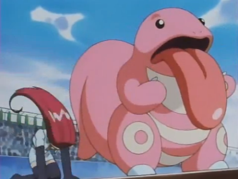 Jesse had a Lickitung in the anime! it refused to listen to her though.