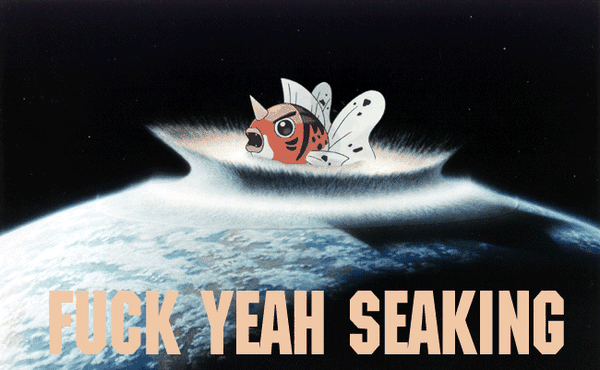 Because there's nothing else to talk about with Seaking!
